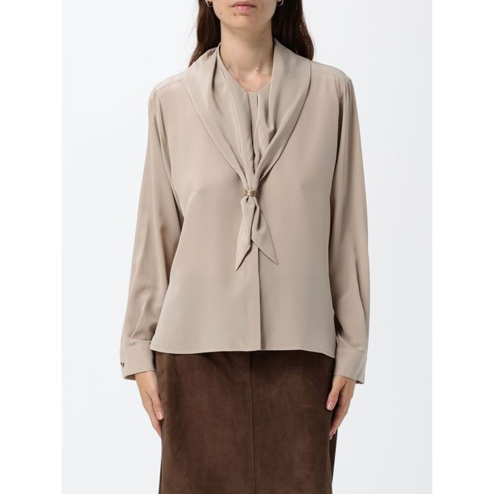 Max Mara Women Pussy-Bow Silk Shirt Max Mara With Long Sleeves